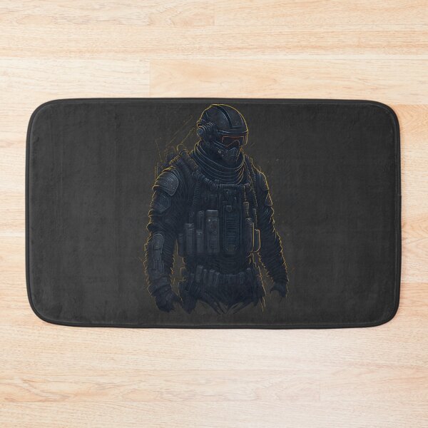 Item preview, Cyberpunk Sci Fi Warrior Soldier designed and sold by MoxieVibe.