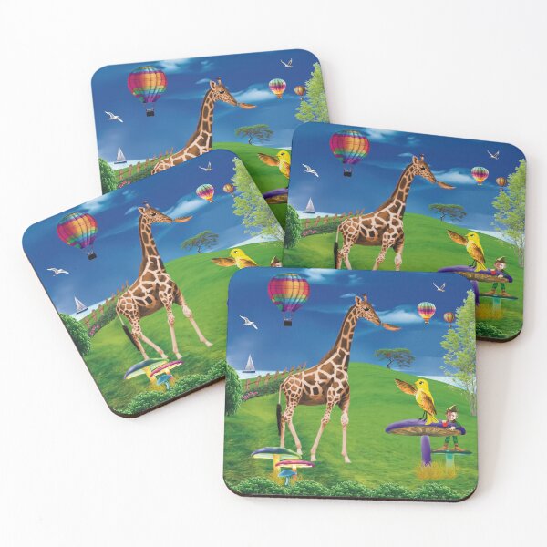 Item preview, Giraffe Eating Feather designed and sold by Genson.