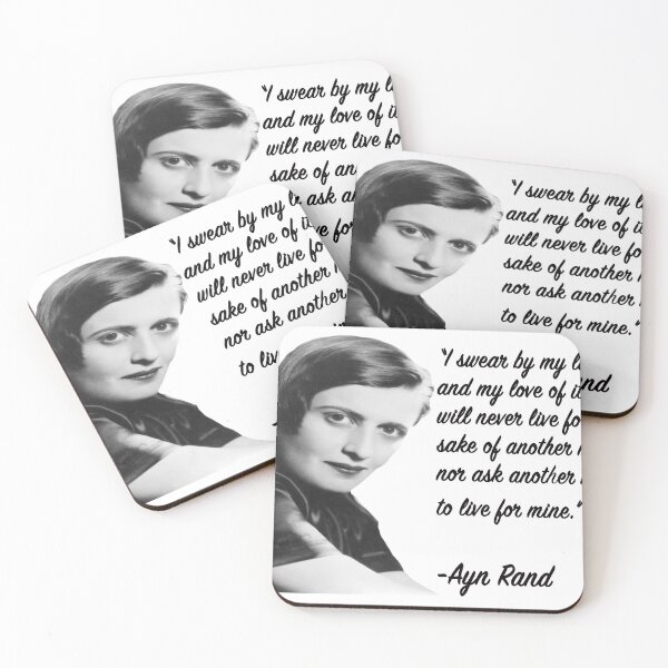Item preview, Ayn Rand Quotes | Live for the Sake of Your Own Life, never for Another designed and sold by Naomi Gutierrez Parrish.