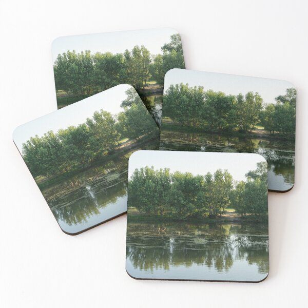 Item preview, Summery Serenity on a Wooded Riverbank designed and sold by Georgia Mizuleva.
