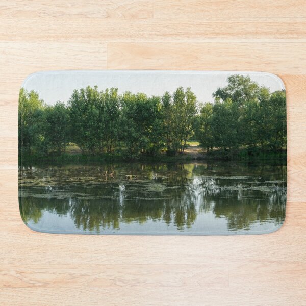 Item preview, Summery Serenity on a Wooded Riverbank designed and sold by Georgia Mizuleva.