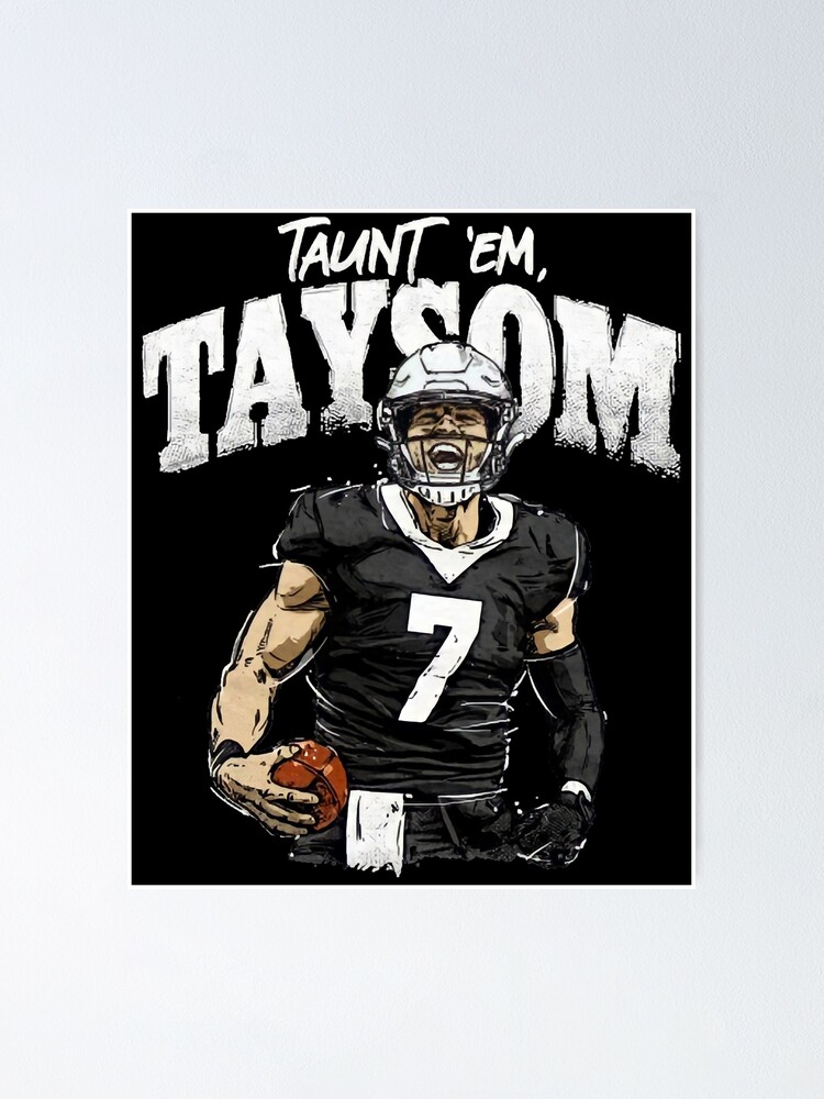 Taysom Hill Football Paper Poster Saints - Taysom Hill - Posters and Art  Prints