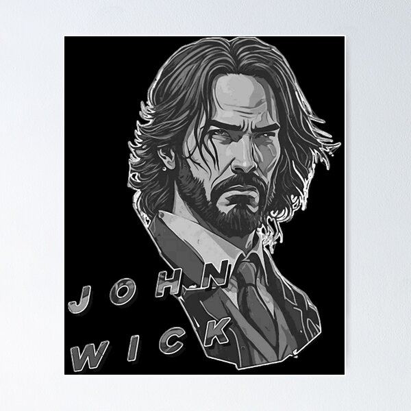 Artikel-Vorschau von Hommage an John Wick, designt und verkauft von MylesChicArt.