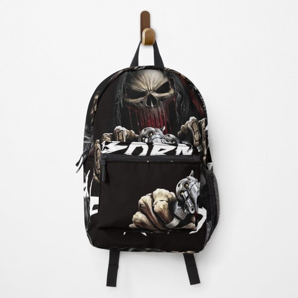 Item preview, Born To Shit Forced To Wipe 2 Funny Skull Badass Skeleton with Guns Meme  designed and sold by GIOVANFEDDELS.