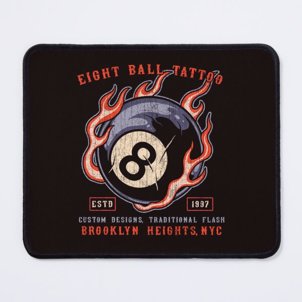Item preview, Eight Ball Tattoo Studio, Brooklyn Heights, New York, Old School Pool Ball Tattoo designed and sold by KIANNAIMEBACK.
