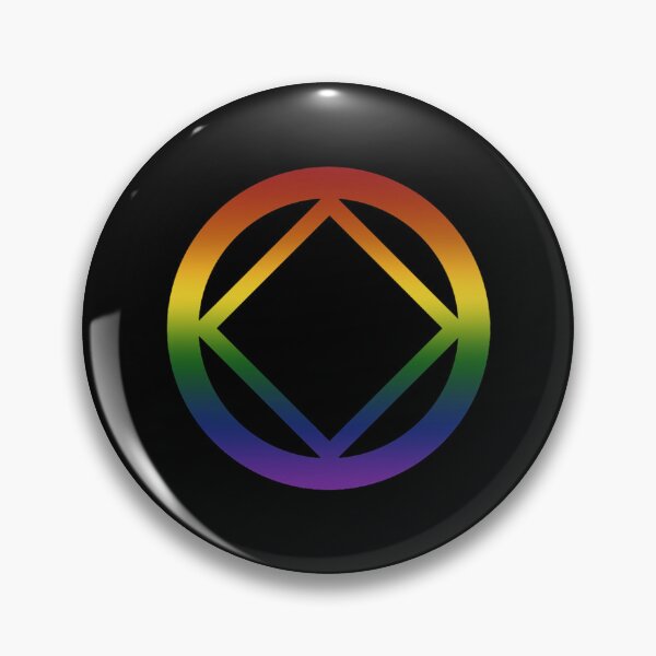 Item preview, Narcotics Anonymous Rainbow Pride Symbol designed and sold by CutsAndCrafties.