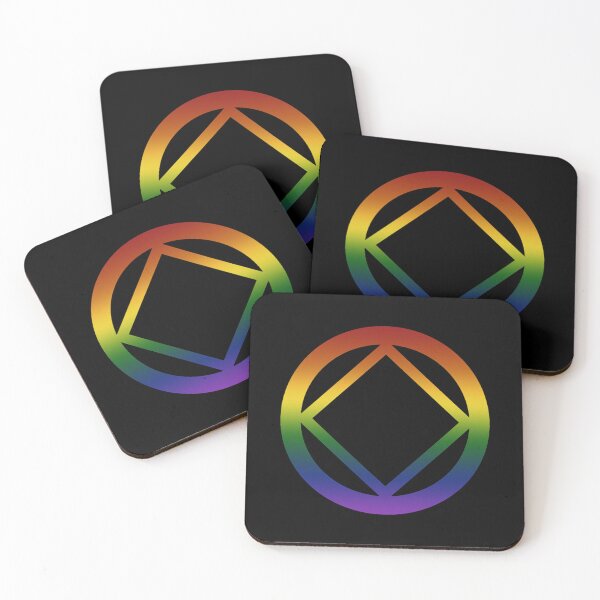Item preview, Narcotics Anonymous Rainbow Pride Symbol designed and sold by CutsAndCrafties.