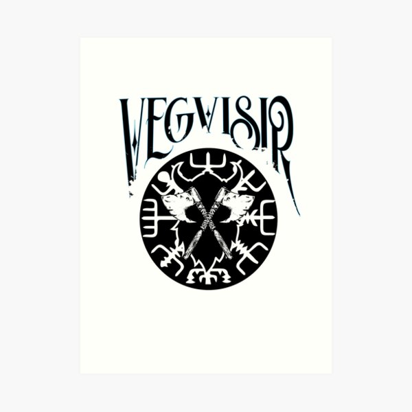 Vegvisir Kompass Des Nordens Art Print By Open Eyes Redbubble