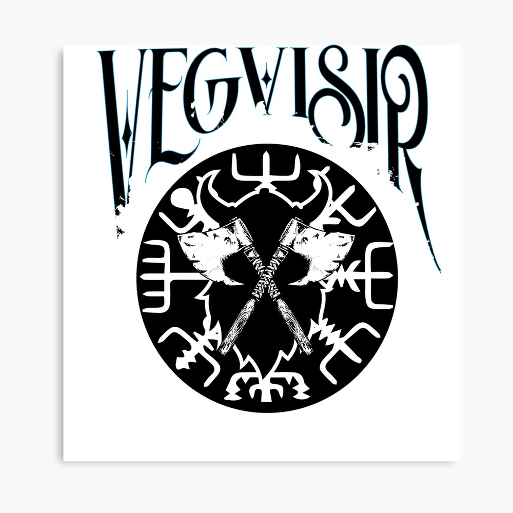 Vegvisir Kompass Des Nordens Poster By Open Eyes Redbubble