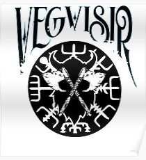 Vegvisir Kompass des Nordens Poster