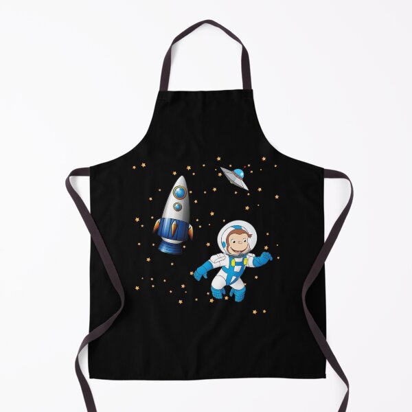 Item preview, Georgethe curious monkey astronaut cartoon in space scene for childrens room designed and sold by karalyn-boulwar.