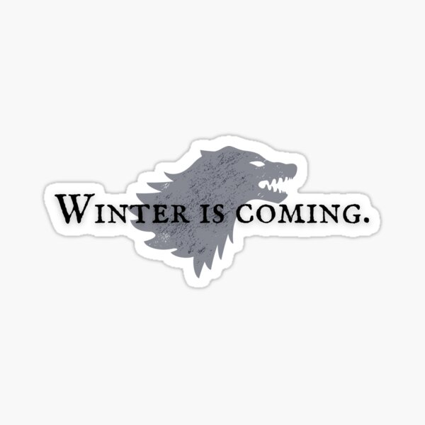 Game of Thrones House Stark Sigil Image Logo Peel Off Sticker