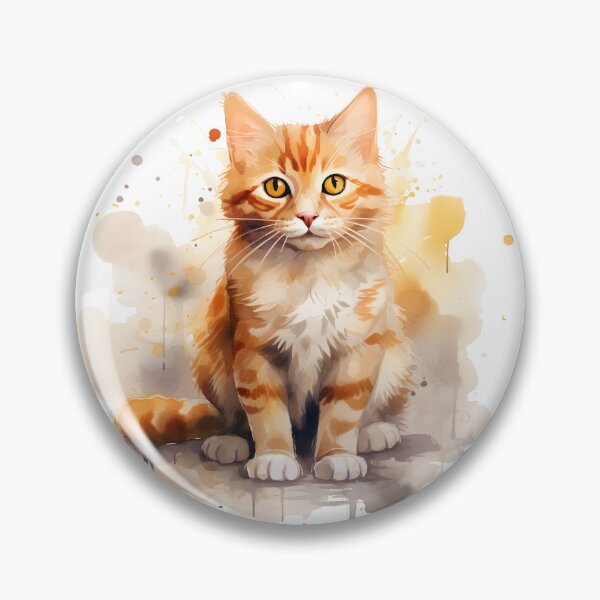 Item preview, Blond Cat in Watercolor designed and sold by Camilo Osorio Pardo.