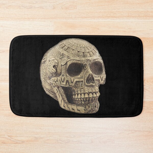 Item preview, Mayan Decorated Human Skull designed and sold by LifeSpice.