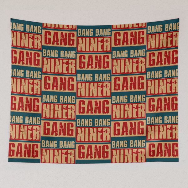 Item preview, Bang Bang Niner Gang Football Cool Long Sleeve designed and sold by Adeberovi.