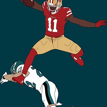 49ers Brandon Aiyuk Hurdle San Francisco 49ers _by xavierjfong_ Active   A-Line Dress for Sale by Adeberovi