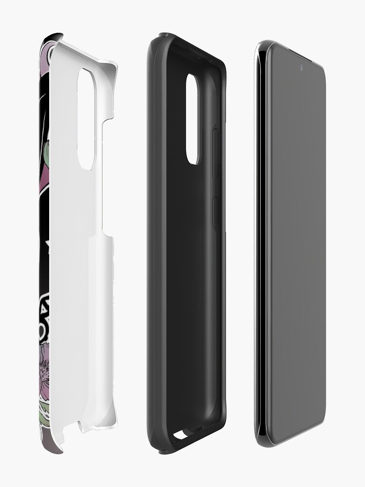 Alternate view of Twilight -- Skull Cat Case & Skin for Samsung Galaxy