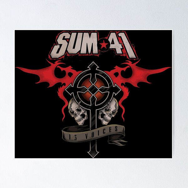 Sum 41 Pieces Vinyl Record Song Lyric Quote Music Print 