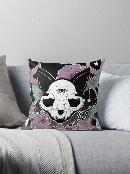 Aperçu de l'œuvre Twilight - Skull Cat créée et vendue par Bianca Loran.