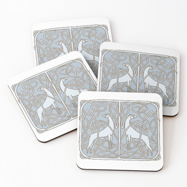 Item preview, Hound Knotwork Design on Woad designed and sold by Elissaveta.