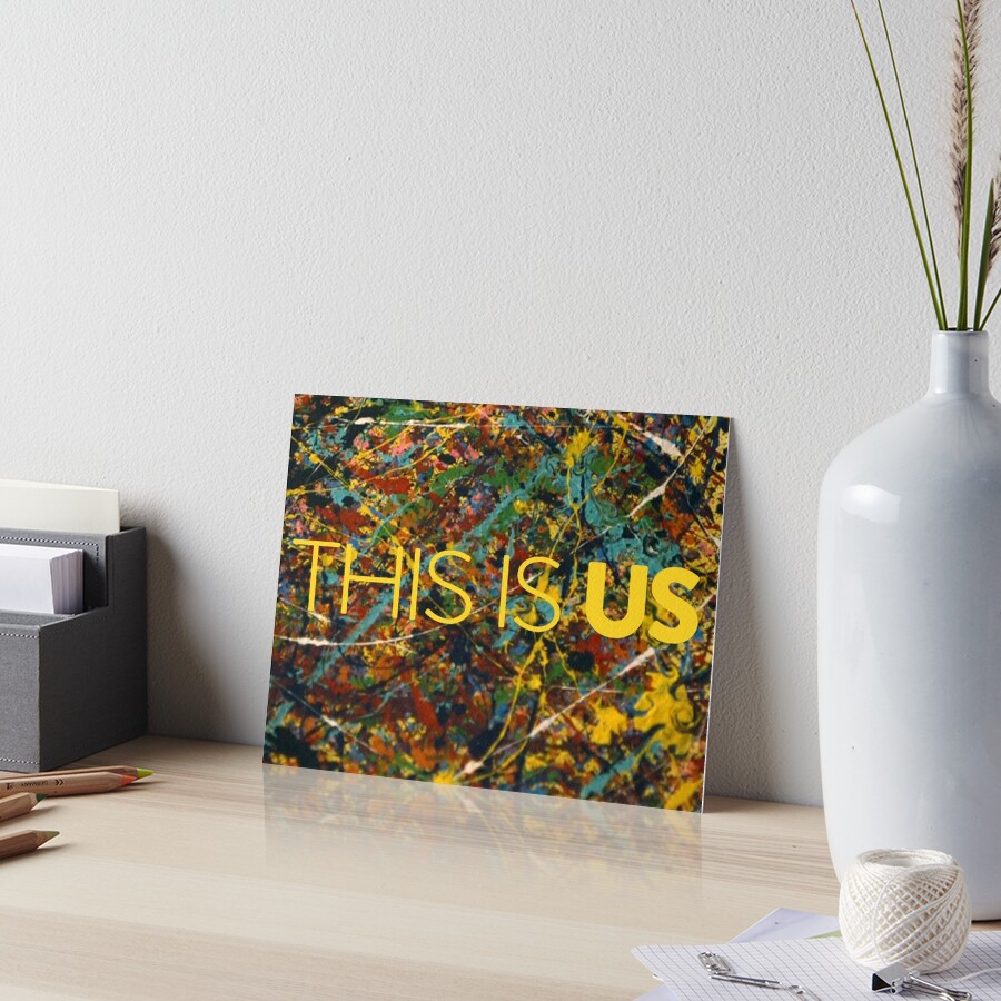 "This is Us Painting" Art Board Print for Sale by dcjeff Redbubble