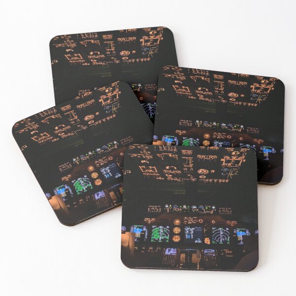 Item preview, Boeing 737 800 Max Flight Deck at Night Showing Lights designed and sold by LifeSpice.