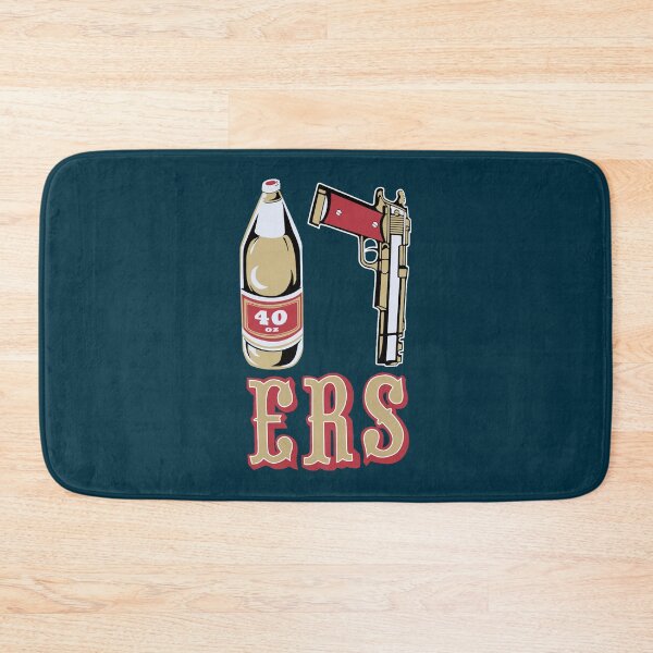 Item preview, Cool Mens Black 49ers 40 OZ 9MM Gold Gun designed and sold by Hashirawakai.