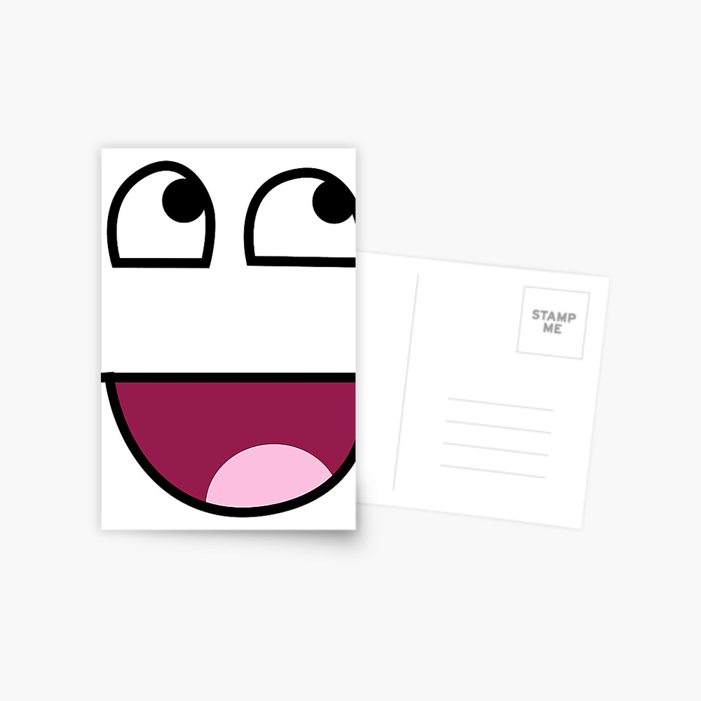 Epic Face Roblox Postcard for Sale by TheEliteJewelry