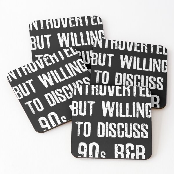 Item preview, Introverted But Willing To Discuss 90S R&B Vintage  designed and sold by IvonneSmith.