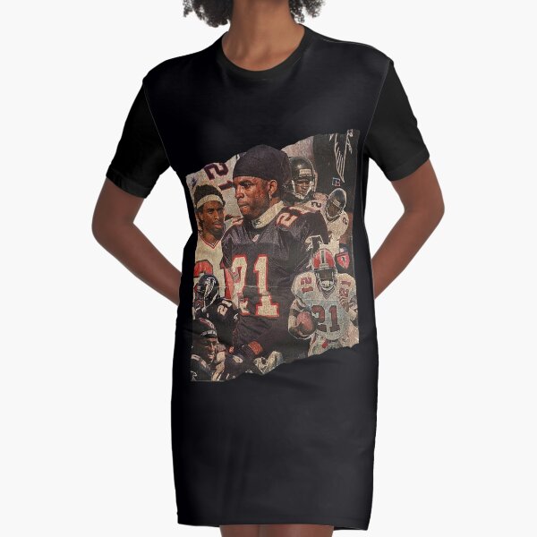 San Francisco 49ers Women V-Neck T-shirt Dress Skirt Loose Short Sleeve  Sundress