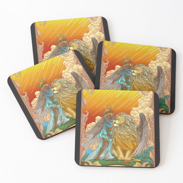 Item preview, Strength Tarot Illustration   designed and sold by WOLForDEER.