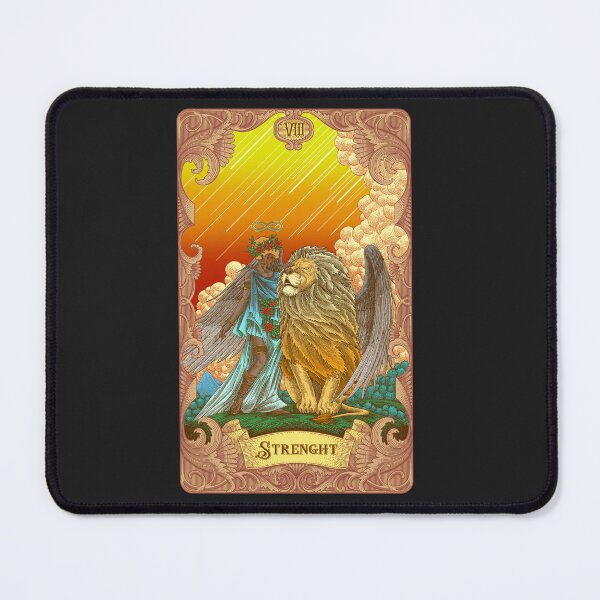 Item preview, Strength Tarot Illustration   designed and sold by WOLForDEER.