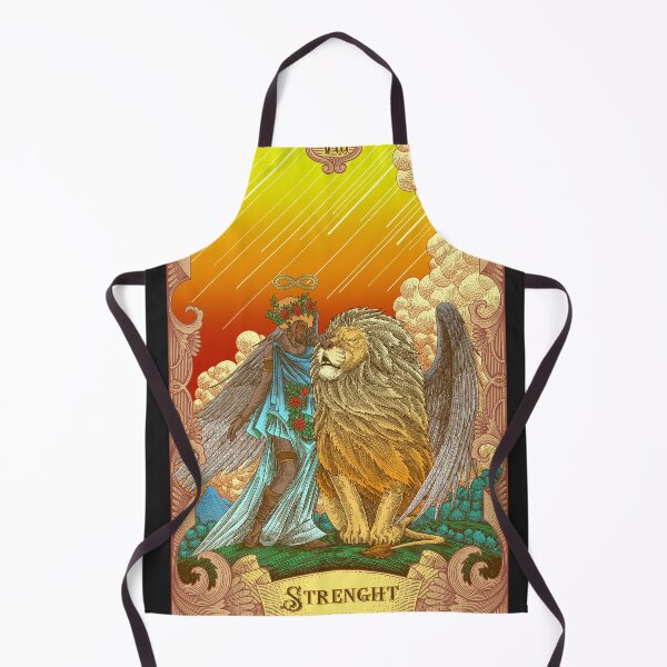 Item preview, Strength Tarot Illustration designed and sold by WOLForDEER.