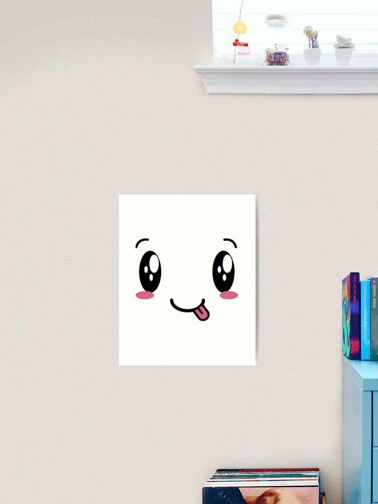 Roblox Cute Face Sticker for Sale by TheEliteJewelry