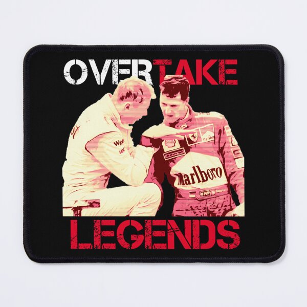 Item preview, Overtake Legends Mika Hakkinen  Michael Schumacher  	 designed and sold by uwknwyasoak20.