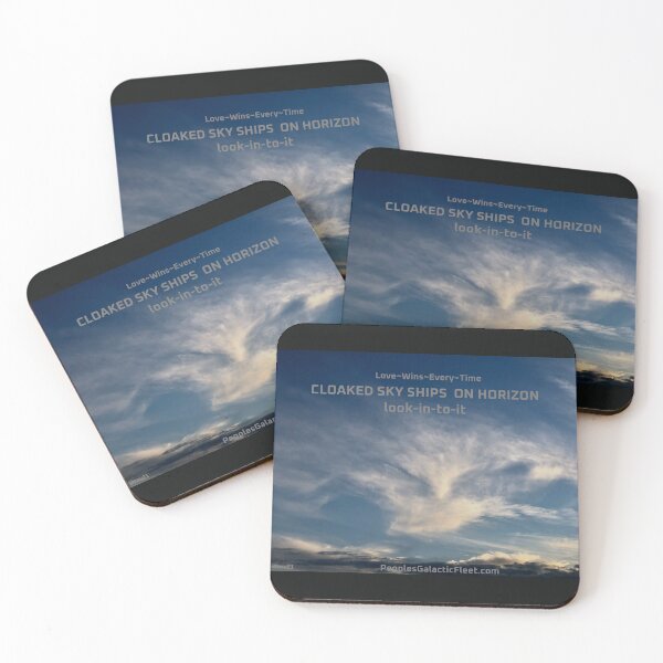 Item preview, CLOAKED SKY SHIPS ON HORIZON designed and sold by GalacticFleet.