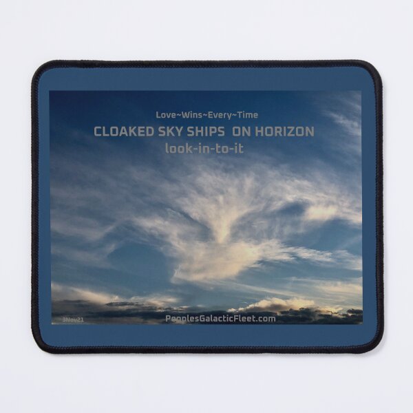 Item preview, CLOAKED SKY SHIPS ON HORIZON designed and sold by GalacticFleet.