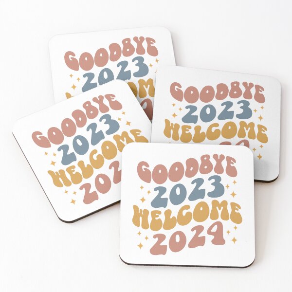 Item preview, GoodBye 2023 Welcome 2024, New Year Vibes, Party Vibes designed and sold by Mani Bindu Vadapalli.