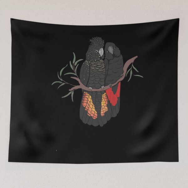 Item preview, Red tailed black cockatoos Throw 	 	 designed and sold by tcsztxib86.
