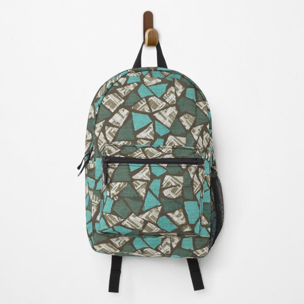 Item preview, Triangle mosaic dark green designed and sold by Alessandro Remo Mazzoni Remotextiles.