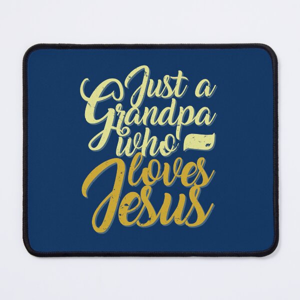 Item preview, Mens Just a Grandpa Who Loves Jesus Christian FaithGift designed and sold by Severinspon.