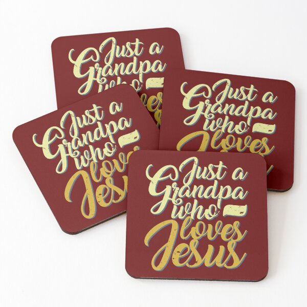 Item preview, Mens Just a Grandpa Who Loves Jesus Christian FaithGift designed and sold by Severinspon.