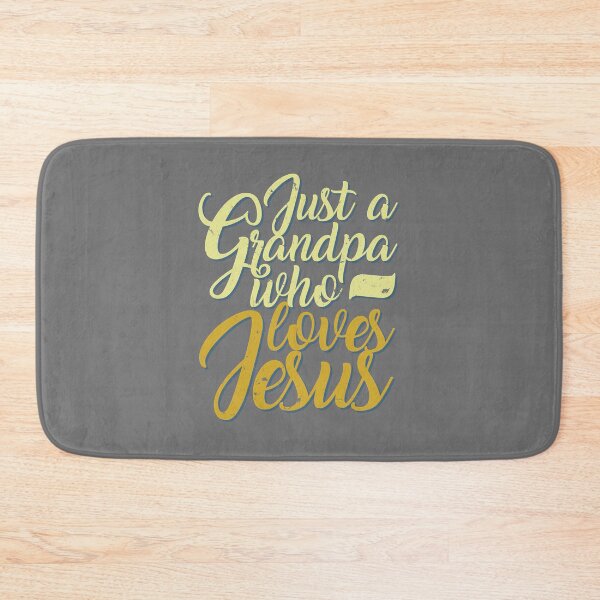 Item preview, Mens Just a Grandpa Who Loves Jesus Christian FaithGift designed and sold by Severinspon.