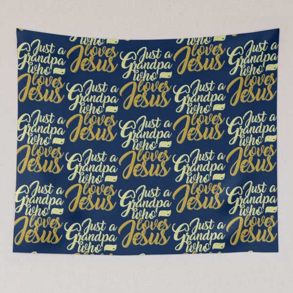 Item preview, Mens Just a Grandpa Who Loves Jesus Christian FaithGift designed and sold by Severinspon.