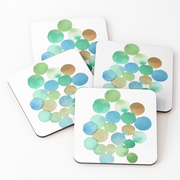 Item preview, Abstract Multicolor Watercolor Circles designed and sold by Kere123.