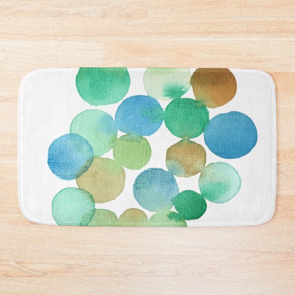 Item preview, Abstract Multicolor Watercolor Circles designed and sold by Kere123.