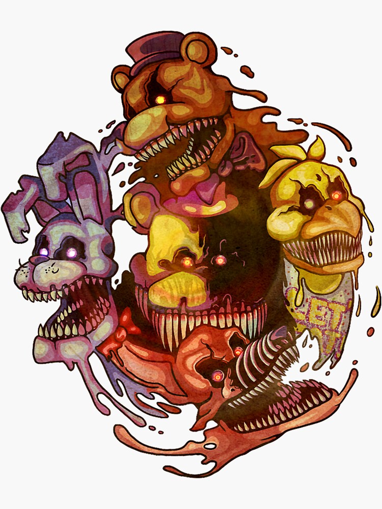 Nightmare  Fnaf drawings, Fnaf art, Nightmares art