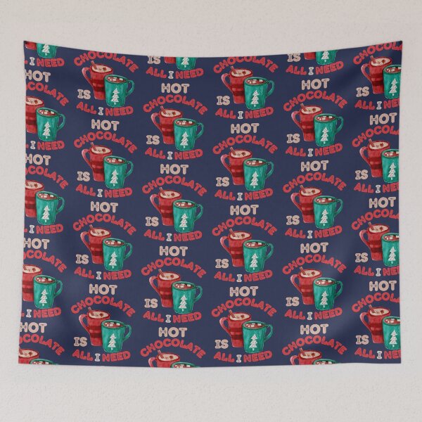 Item preview, Hot Chocolate is all I need Christmas Vibes designed and sold by soulfulprintss8.