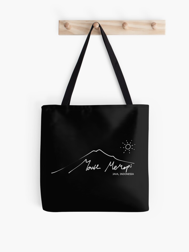 Thumbnail 1 of 2, Tote Bag, Mouth Merapi Java designed and sold by Yeaha.