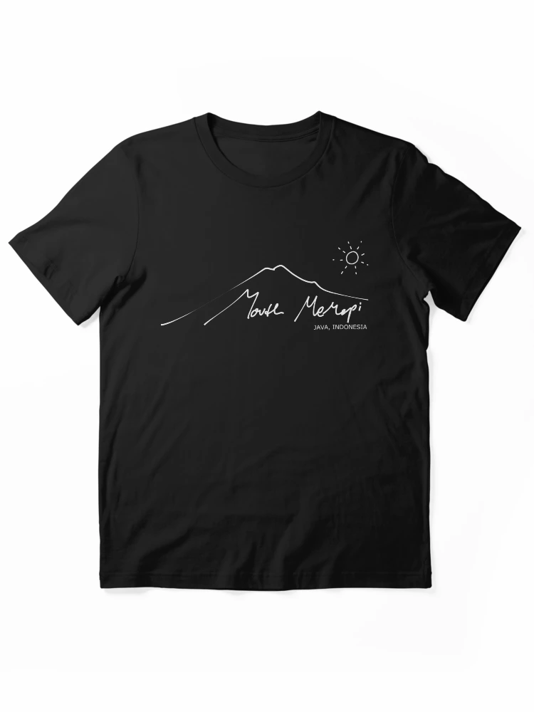 Imagen 1 de 7, Camiseta esencial con la obra Boca Merapi Java, diseñada y vendida por Yeaha.